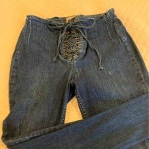 Free people lace front jean